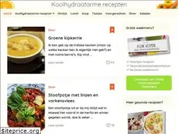 Sites similar to koolhydraatarmereceptengids.nl