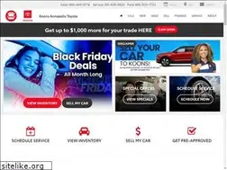 Sites similar to koonstoyotaannapolis.com