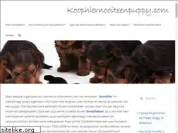Sites similar to koophiernooiteenpuppy.com