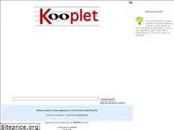 Sites similar to kooplet.com