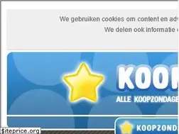 Sites similar to koopzondagen.net