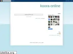 Sites similar to koora-online.blogspot.com
