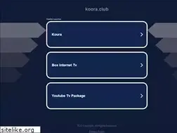 Sites similar to koora.club