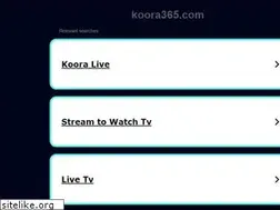 Sites similar to koora365.com