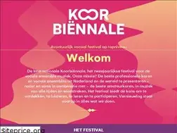 Sites similar to koorbiennale.nl