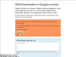 Sites similar to koordinatengps.de