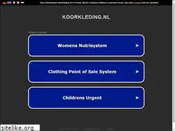 Sites similar to koorkleding.nl
