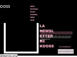 Sites similar to koossmagazine.com