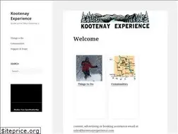 Sites similar to kootenayexperience.com