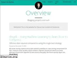 Sites similar to kootenpv.github.io