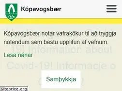 Sites similar to kopavogur.is