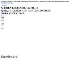 Sites similar to kopfkunst.net