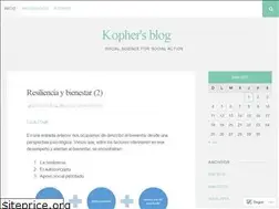 Sites similar to kopher.wordpress.com