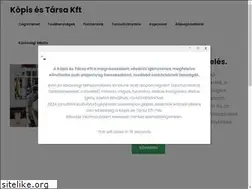 Sites similar to kopiskft.hu
