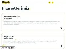 Sites similar to kopukizolasyon.com