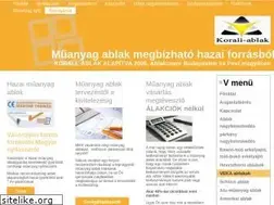Sites similar to korall-ablak.hu
