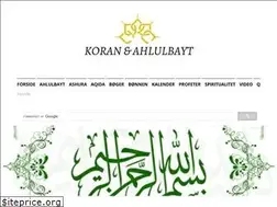 Sites similar to koranogahlulbayt.dk