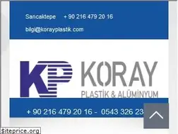 Sites similar to korayplastik.com