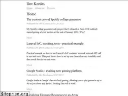 Sites similar to kordes.dev