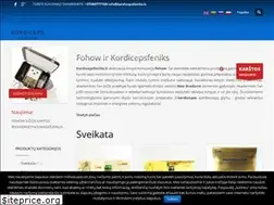 Sites similar to kordicepsfeniks.lt