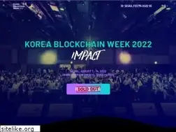Sites similar to koreablockchainweek.com