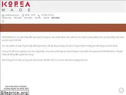 Sites similar to koreamade.vn