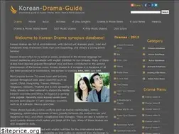 Sites similar to korean-drama-guide.com