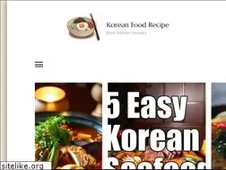 Sites similar to korean-food-recipe.com