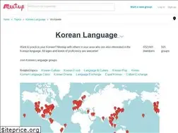 Sites similar to korean.meetup.com