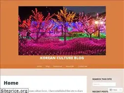 Sites similar to koreancultureblog.com