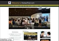 Sites similar to koreanfest.com