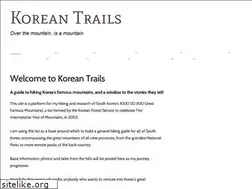 Sites similar to koreantrails.com