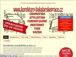 Sites similar to korektury-bakalarskeprace.cz