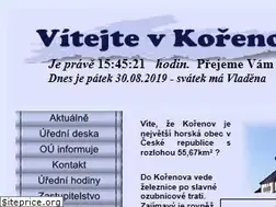 Sites similar to korenov.cz