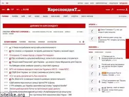 Sites similar to korespondent.ua