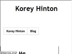Sites similar to koreyhinton.com