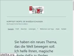 Sites similar to korfftext.de