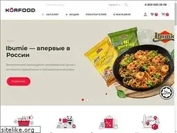 Sites similar to korfood.ru