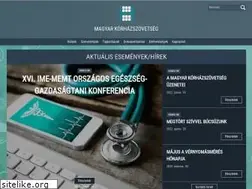 Sites similar to korhazszovetseg.hu
