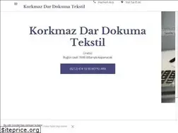 Sites similar to korkmaz-dar-dokuma-tekstil.business.site