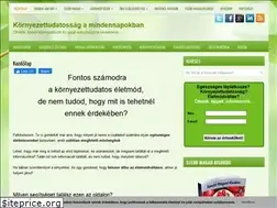 Sites similar to kornyezettudatoselet.hu