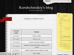 Sites similar to korobchinskiy.com