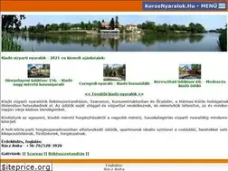 Sites similar to korosnyaralok.hu