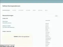 Sites similar to korrespondenzen.at