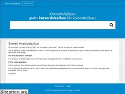 Sites similar to korsord-hjalp.se