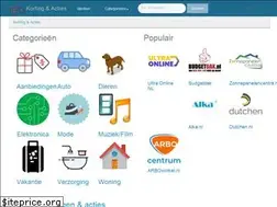 Sites similar to korting-acties.nl