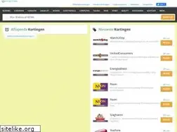 Sites similar to kortingen.nl