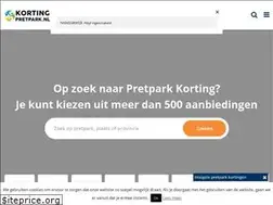 Sites similar to kortingpretpark.nl