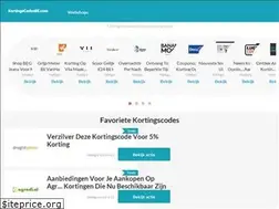 Sites similar to kortingscodesbe.com