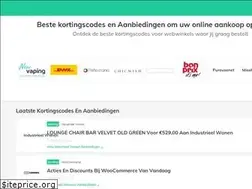 Sites similar to kortingscodesnl.com